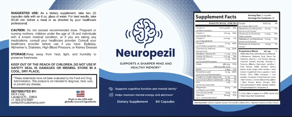 Buy Neuropezil Secure Payment